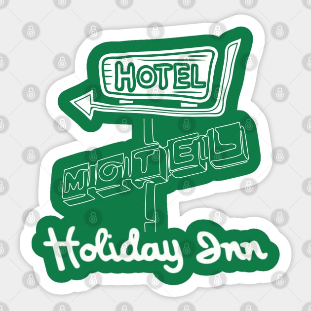 Hotel Motel Holiday Inn. Sugar hill Gang Hip Hop Old Skool Sticker by Teessential